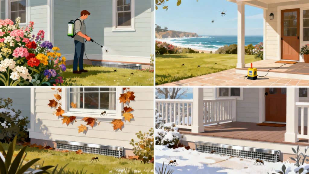 View of Smart Seasonal Pest Control Strategies for Santa Cruz Homes - West Pest Co.
