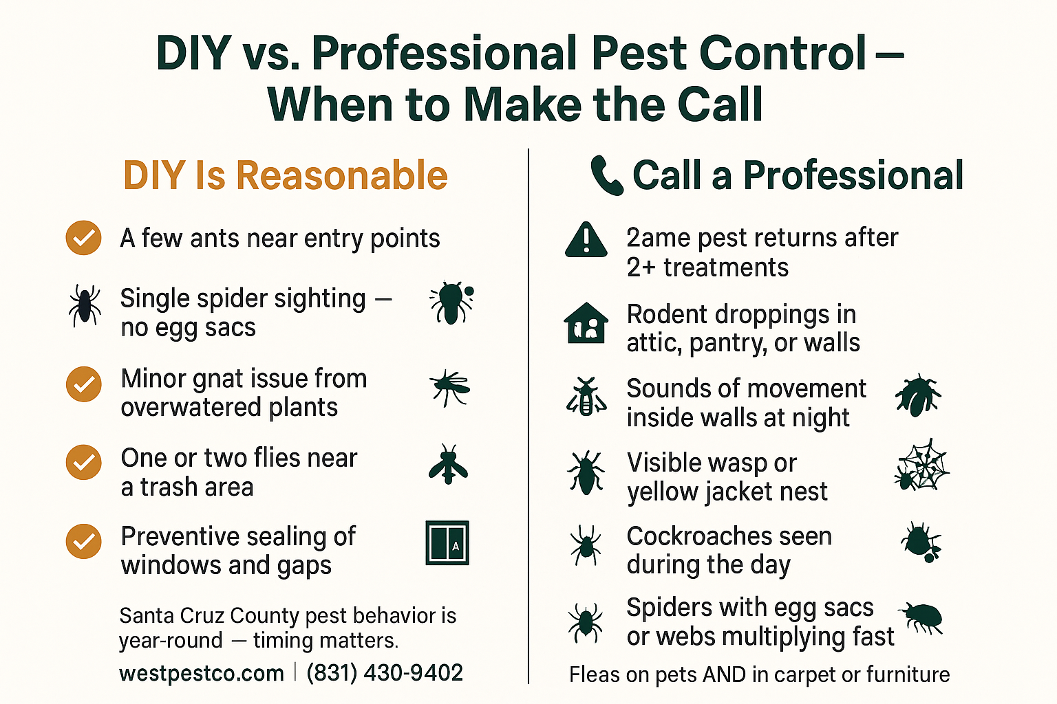 When Should You Stop Trying to Handle a Pest Problem on Your Own?