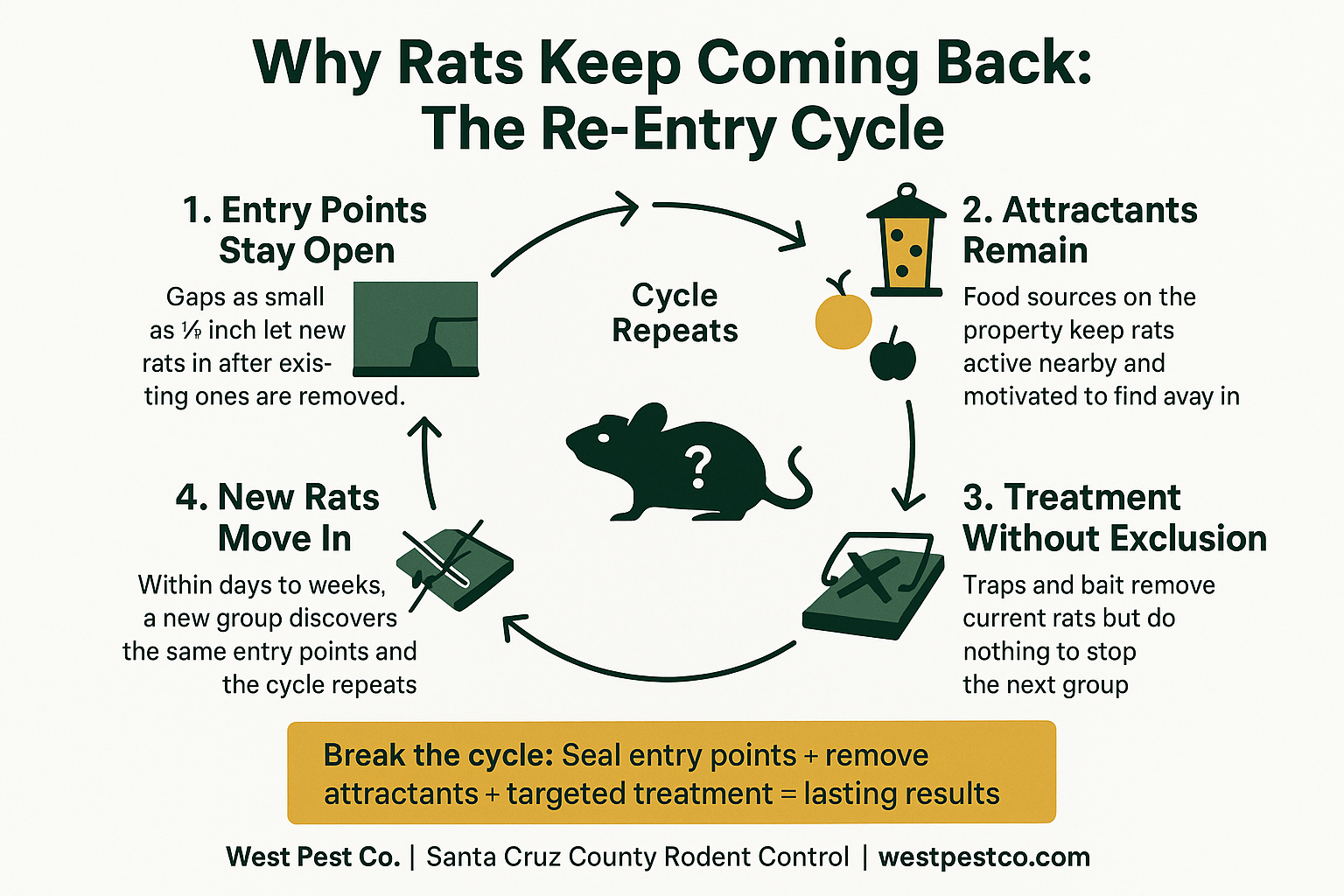 Why Do Rats Keep Coming Back Even After You've Dealt With Them?