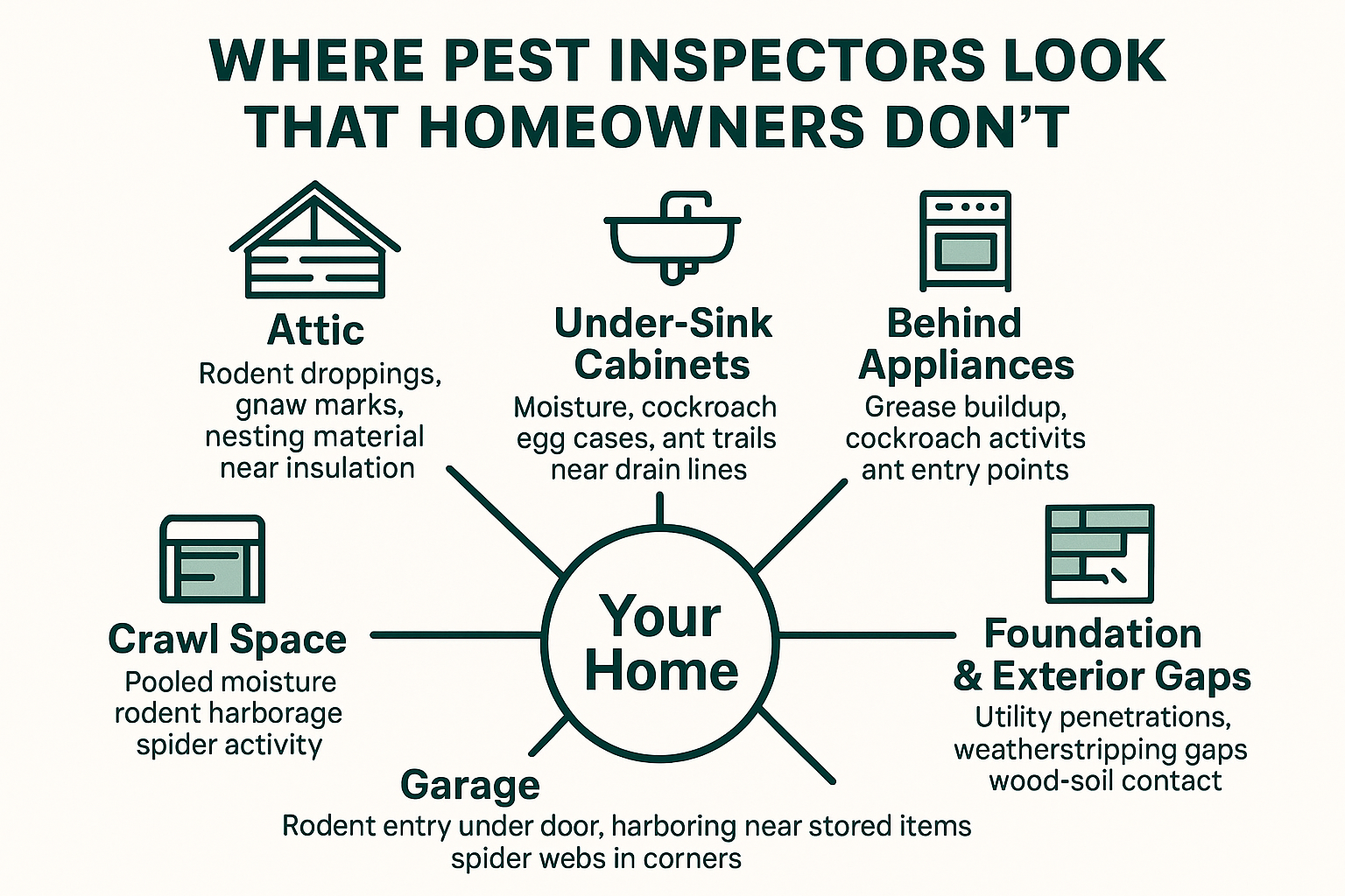 What Do Pest Inspectors Actually Look For Inside Your Home?
