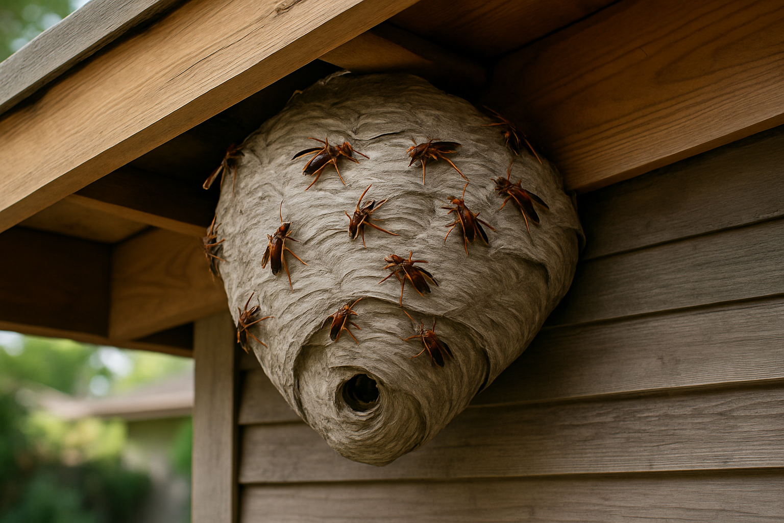 Where Wasps Are Most Likely Hiding on Your Property Right Now