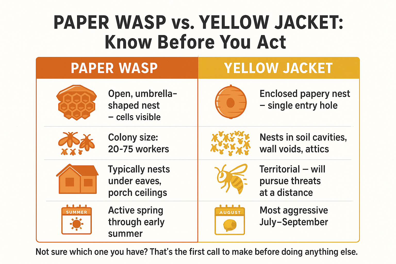 Wasp and Yellow Jacket Nests in Summer: What to Do Before You Touch Anything